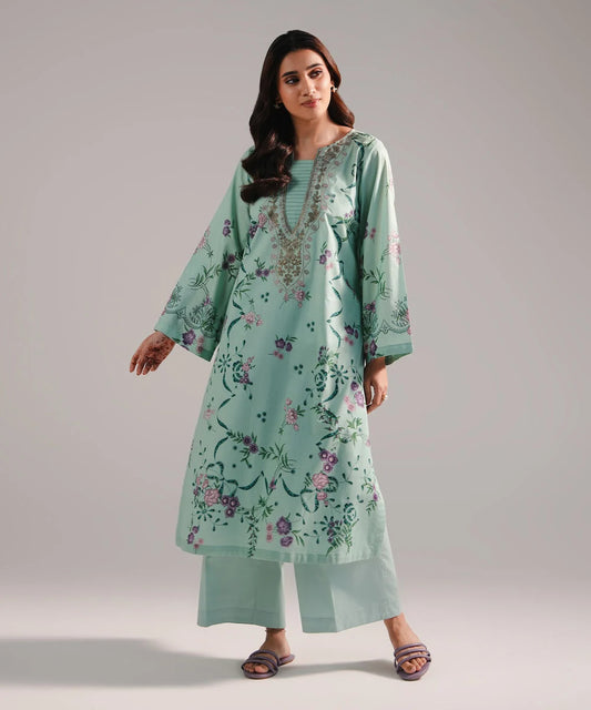 2 Pc Embroidered Lawn Shirt By Sapphire