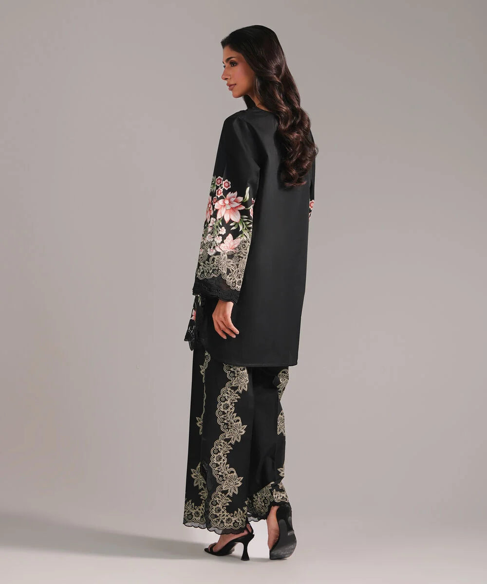 2 Piece Unstitched Embroidered Lawn Shirt By Sapphire