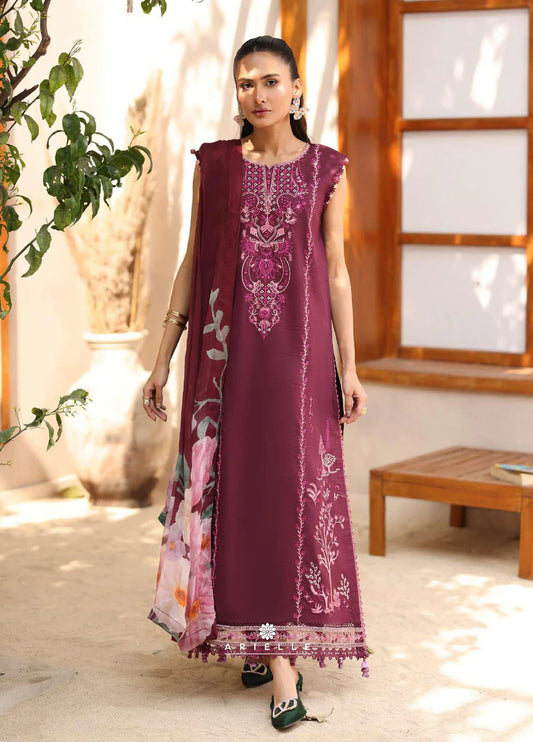 Rameen By Raaya Embroidered Lawn 3 Piece Unstitched Suit