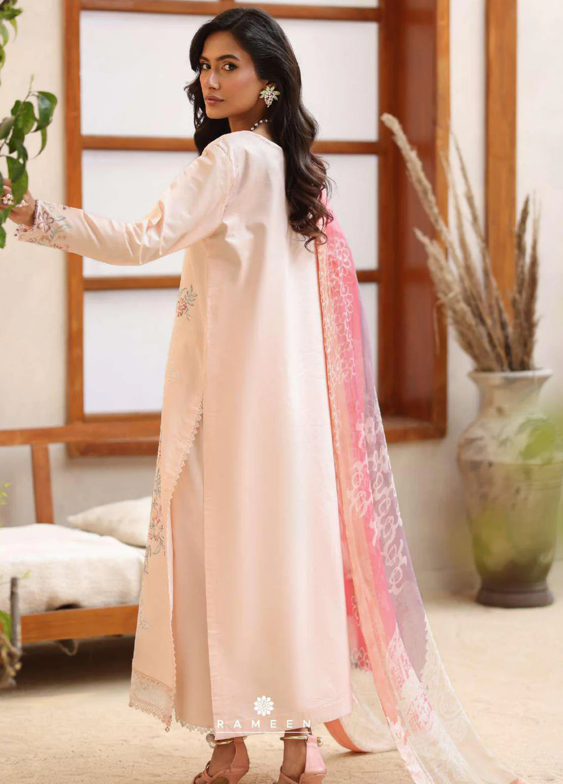 Rameen By Raaya Embroidered Lawn 3 Piece Unstitched Suit