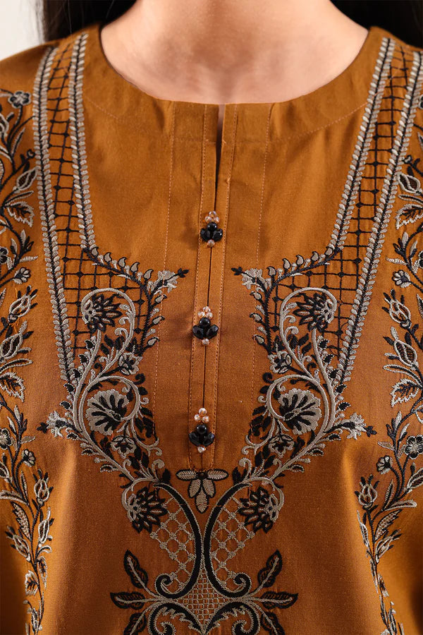 Embroidered Cotton 2 piece lawn suit by SAYA