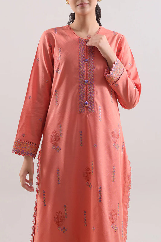 Embroidered Self Jacquard 2 Piece