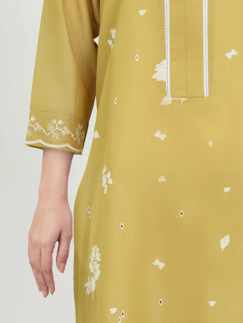 2 Piece Lawn Suit- Embroidered by Limelight