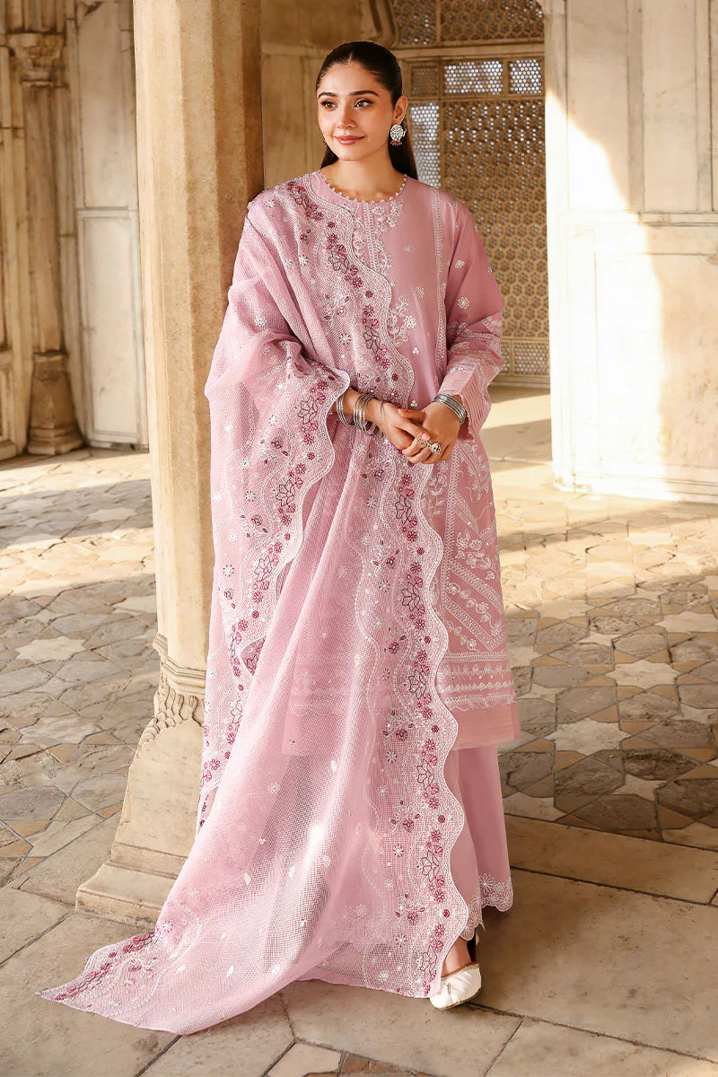 3PC EMBROIDERED LAWN SUIT BY CROSS STITCH