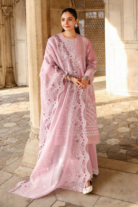 3PC EMBROIDERED LAWN SUIT BY CROSS STITCH