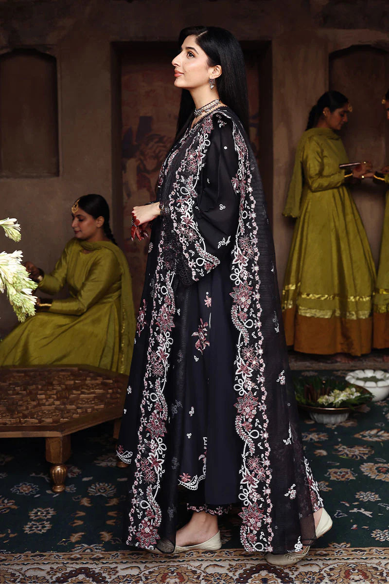 3PC EMBROIDERED LAWN SUIT BY CROSS STITCH