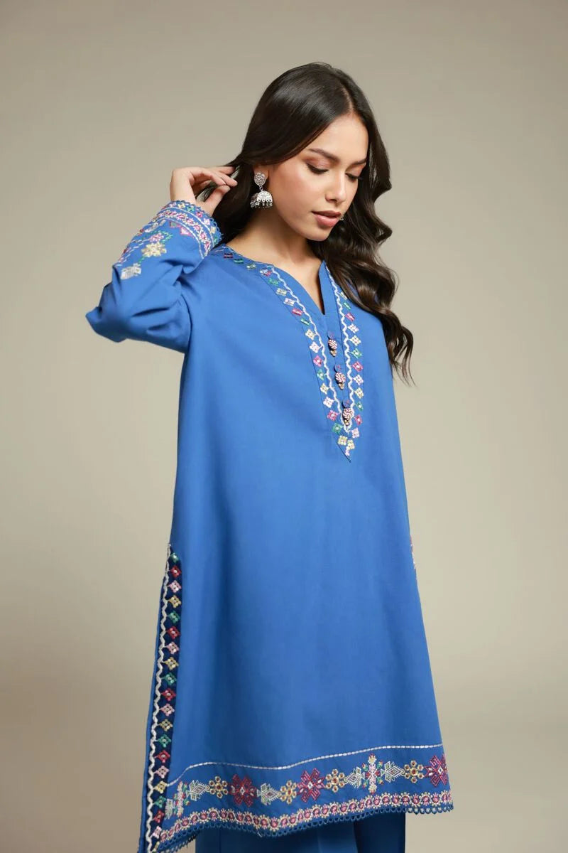 Fabrics 2 Piece Embroidered suit