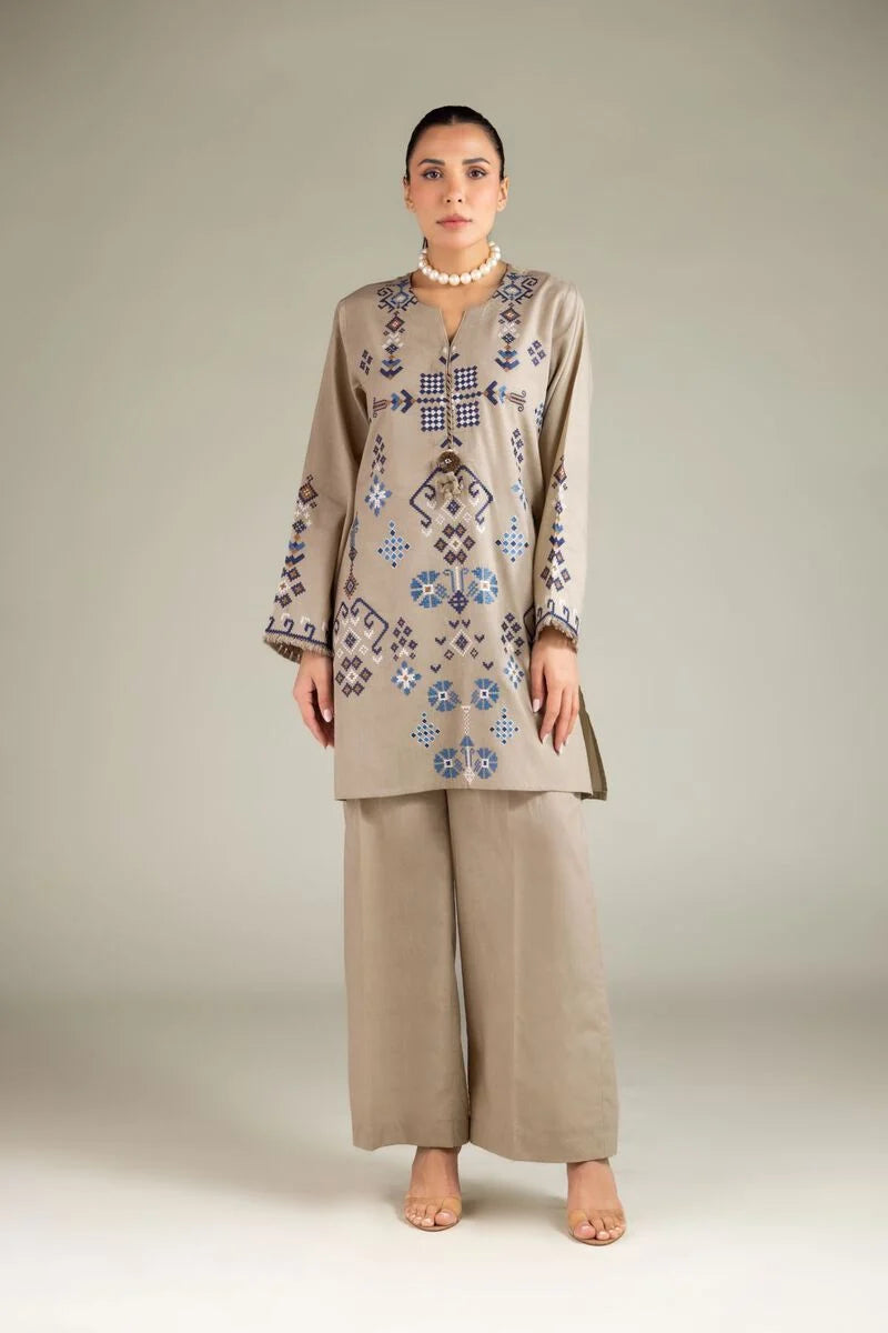 Fabrics 2 Piece Embroidered Lawn Suit by Khaddi