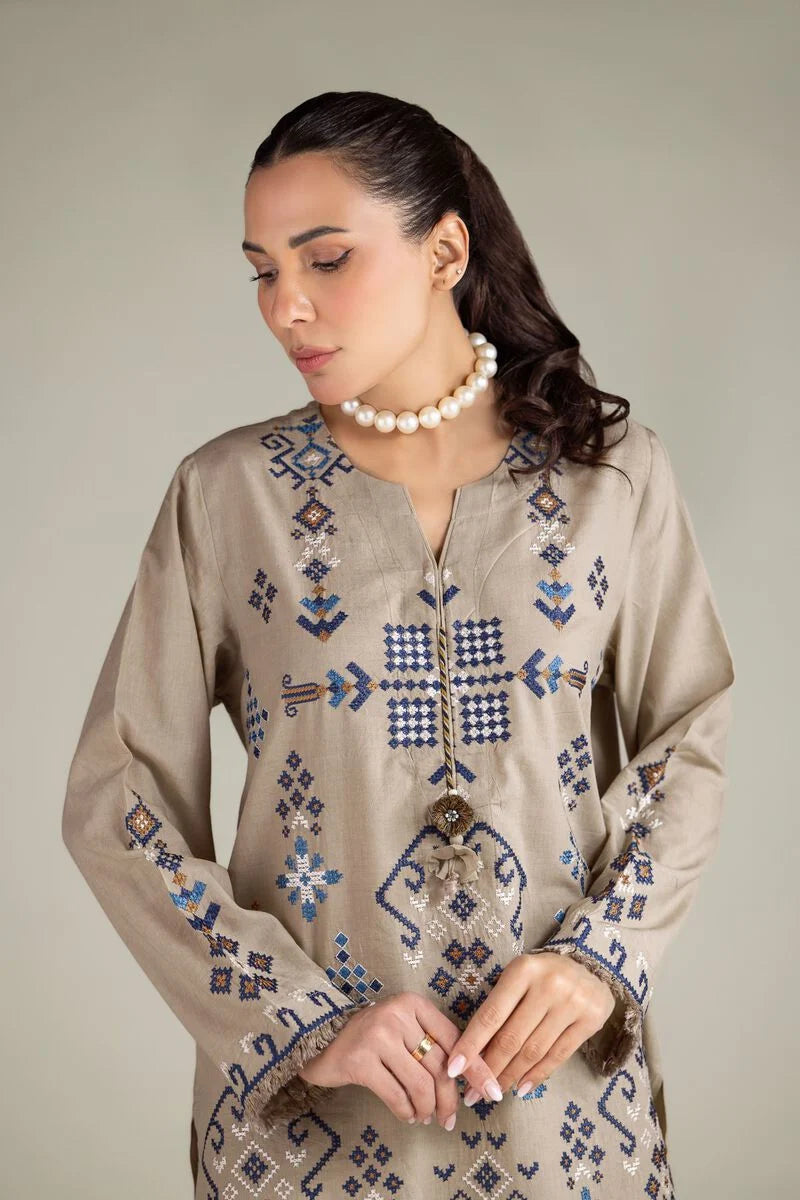Fabrics 2 Piece Embroidered Lawn Suit by Khaddi