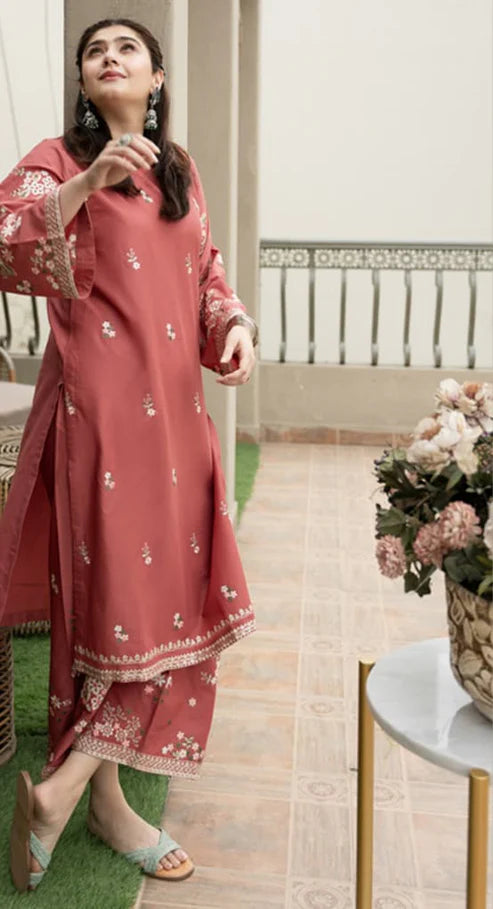 Embroidered 2 Pc Suit by SS Collection