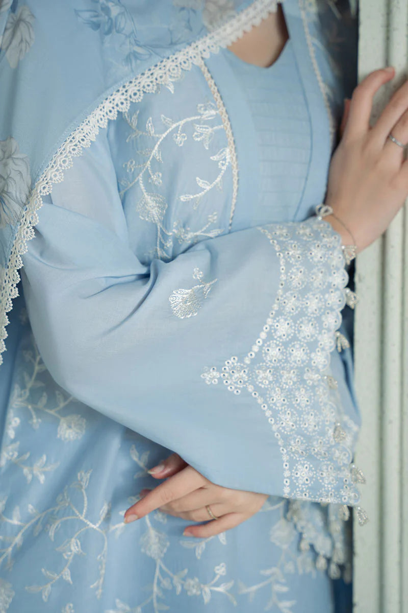 3PC EMBROIDERED LAWN SUIT