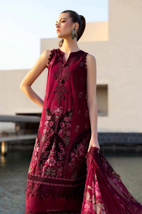 Maria.B Luxury Lawn Unstitched Embroidered Suit