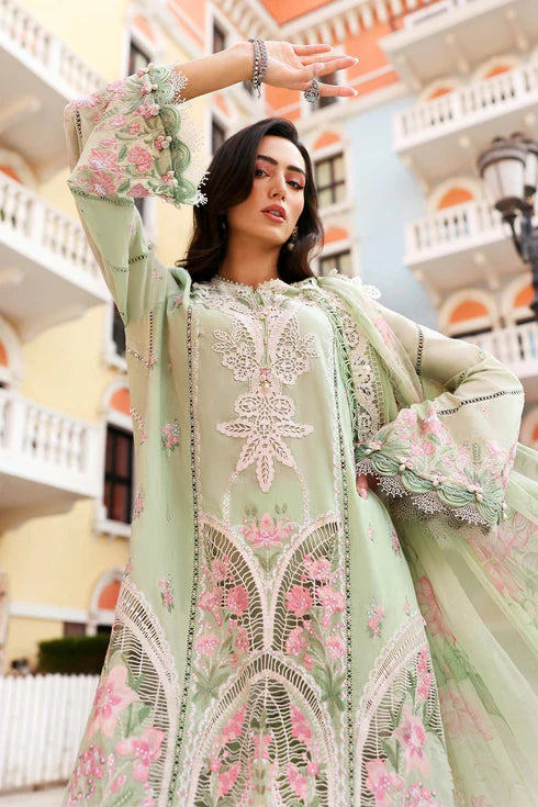 Maria.B Luxury Lawn Unstitched Embroidered Suit