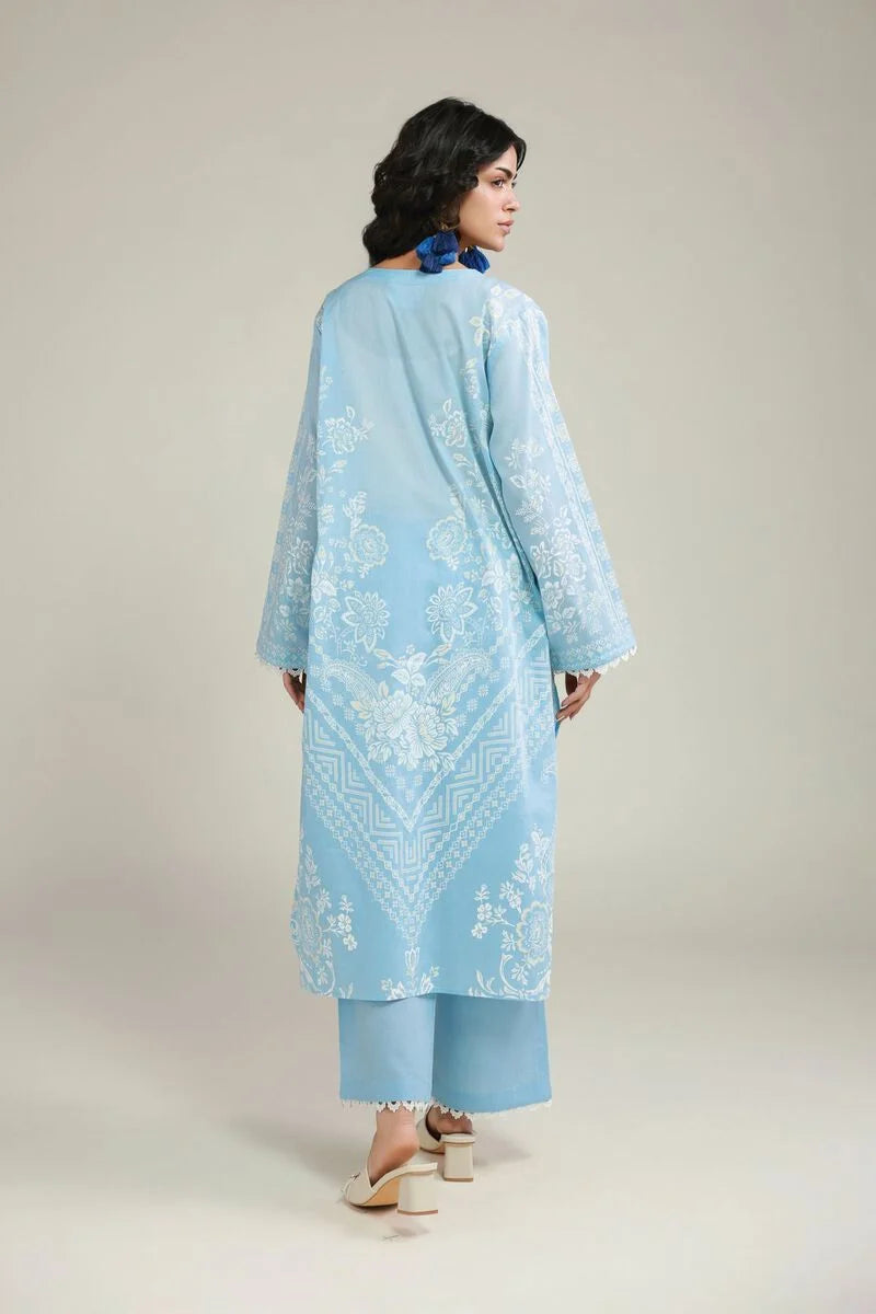 Lawn Co-ords Set embroidered suit