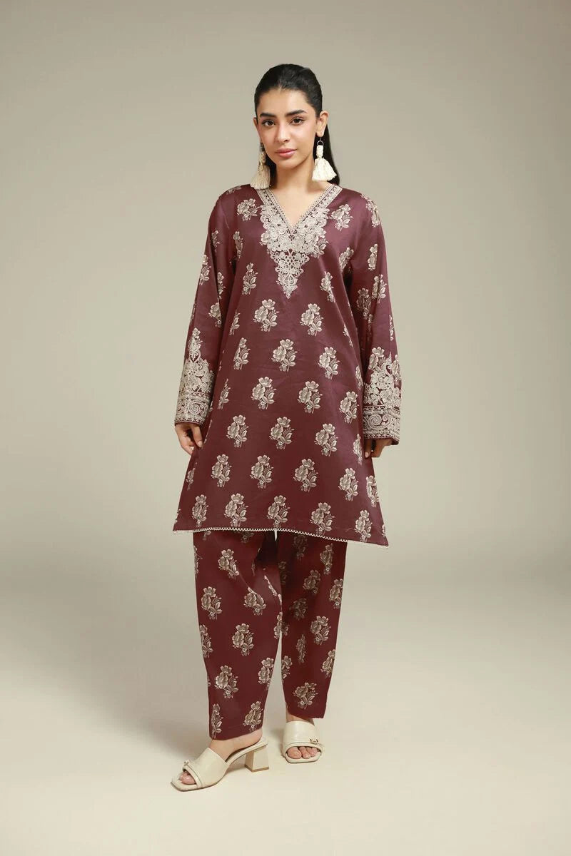 Embroidered 2 piece lawn suit