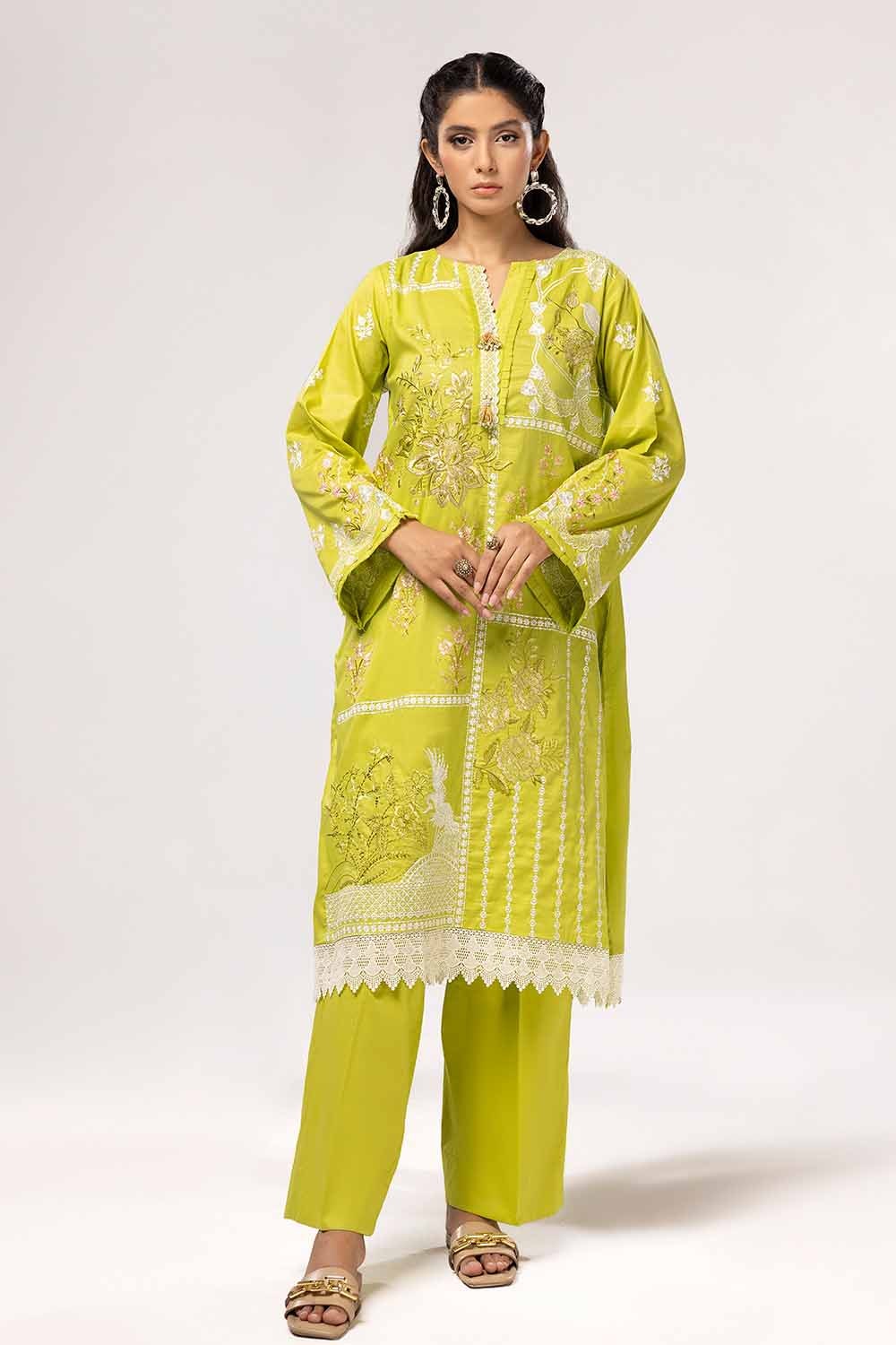 2 Piece Embroidered Lawn Suit by GULAHMED